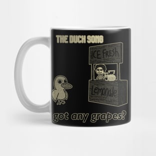 the duck song// black white design T-Shirt Mug